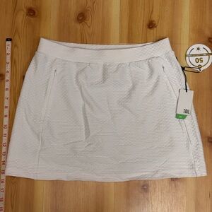 Tail Women's Cream Textured Mini Skirt